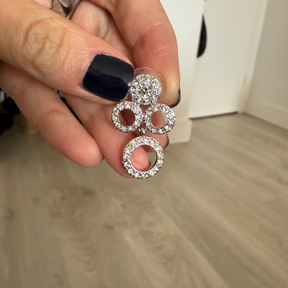 Silver earrings